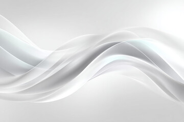 Abstract white wave 