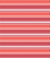 Seamless Red Geometric Cube Pattern Background.