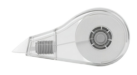 White Plastic Correction Tape Dispenser Studio Shot