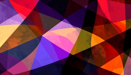 Abstract colorful polygonal pattern