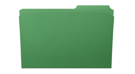 Green File Folder Office Supply Organization Storage