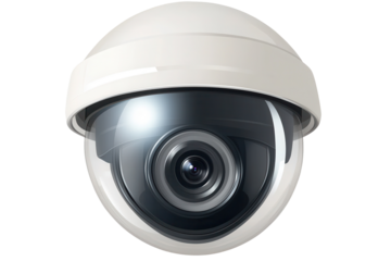 Indoor surveillance camera equipped with low resolution gigapixel technology for security monitoring in various environments