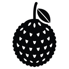 lychee vector icon