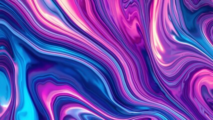 Liquid Metal Chrome Gradients in Dynamic Gradient Style for Event Promotion with Unexpected Color Clashes, Professional Graphic Design Resource