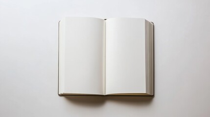 Open Blank Notebook Ready for Ideas.