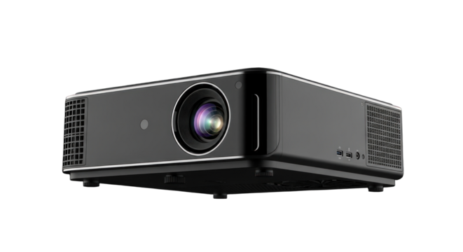 Immersive projection experience device showcasing visual technology innovation system