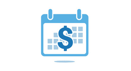 Fototapeta premium Flat design vector graphic of a stack of gold coins, an icon representing wealth, investment, and financial success