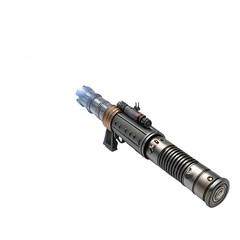 Lightsaber:  A Detailed Render of a Sci-Fi Weapon