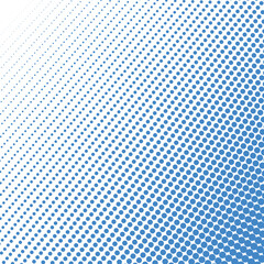 Blue polkadot halftone abstract background vector image design with dotted pattern