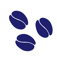 Vector coffee beans icon. Eps 10. Vector illustration.