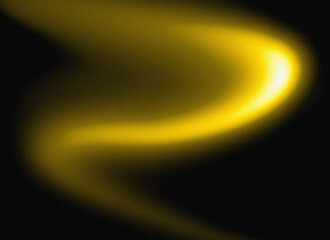  Abstract golden swirl on black