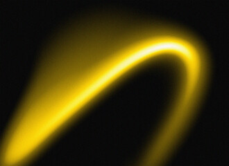  Abstract golden swirl on black