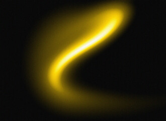  Abstract golden swirl on black