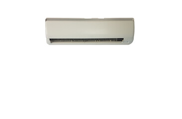 air condition aircondition air-condition on the white wall  modern dievice autum leave falling,