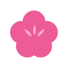 梅の花のベクターイラスト：お正月・和風 - Plum Blossom Vector Illustration: New Year and Japanese Style