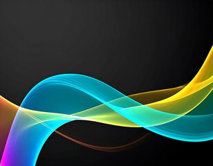 Abstract colorful wave design (1)