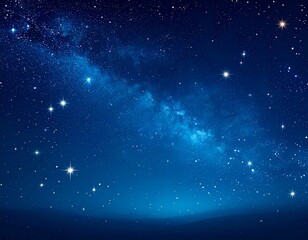 Fototapeta premium Starry Night Sky Background