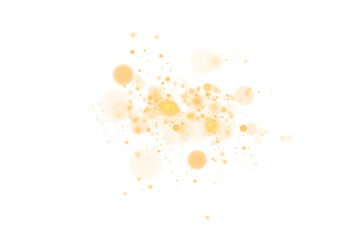 Magic shining yellow dust. Powder dust light. Fine, shiny dust bokeh particles fall off slightly. Fantastic shimmer effect.