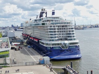 Cruise ship in the harbor