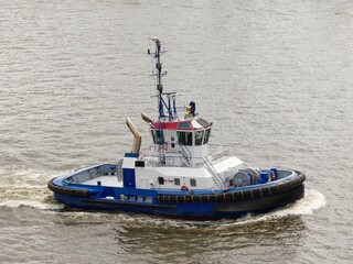 Tugboat in the port