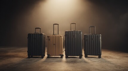 Sophisticated Luggage Collection Ready for Global Adventures and Luxurious Travel