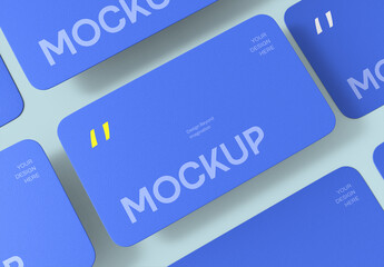 Minimal Corporate Identity Business Card Mockup
