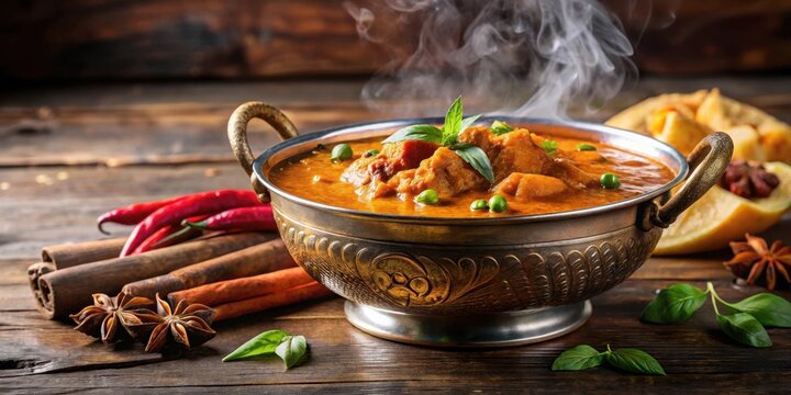 Aromatic Potol Curry in Ornate Bowl