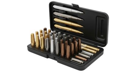 Luxury Pen Set Collection Metal Case Organizer