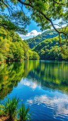Dense forest foliage surrounding Posta Fibreno lake