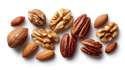 Delicious Mixed Nuts: Almonds, Walnuts, Pecans - Healthy Snack