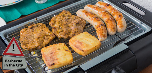 Sign Barbecue in the City 