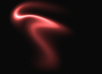 Abstract Red Light Trail on Black