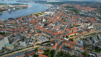 Aerial Panorama The Downtown The