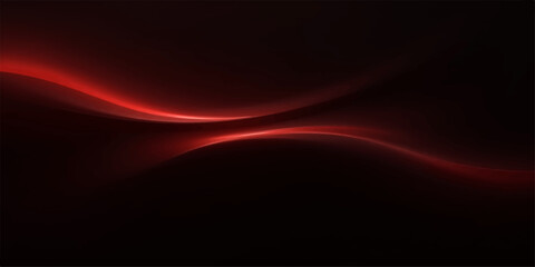 An abstract red and black flowing wave design with glowing light and purple curves creates a digital motion art wallpaper
