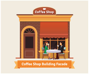 coffee shop vector 