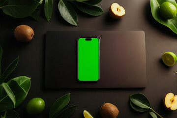  Green Screen Phone mockup