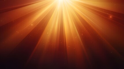 The image displays a mesmerizing scene with bright beams of light emanating from the top, creating a warm, golden glow, reminiscent of a celestial event or a divine intervention.