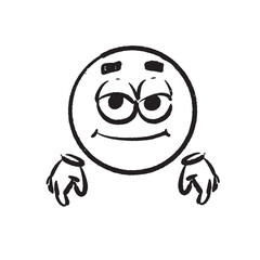 Illustration of an Emoji Graffiti 