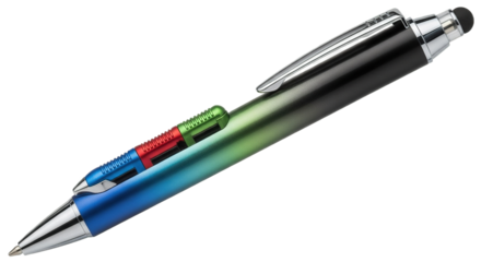 Multicolor Stylus Pen Gradient Design Office Supply