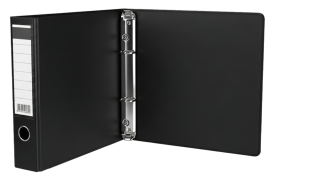 Black Lever Arch File Folder Office Supplies Organization