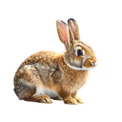 Fototapeta premium rabbit isolated on white background
