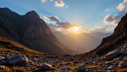 Abstract Modern Geometric Composition with Bold Colors