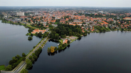 Aerial Panorama The Old Town