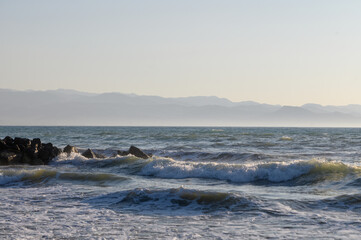 Coastal Rocks in the Mediterranean Sea