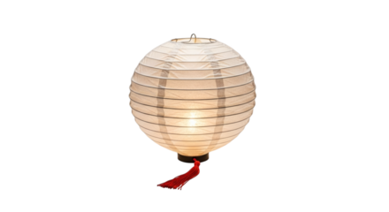 Radiant lantern glowing with warm light: A round, paper lantern casts a soft, inviting glow. Its intricate design and warm illumination create a peaceful and inviting ambiance.