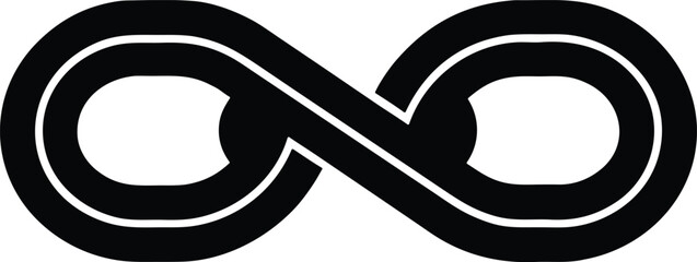 Endless chain vector icon.eps