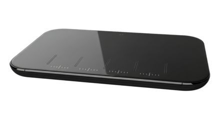 Modern Black Digital Kitchen Scale Weighing Device