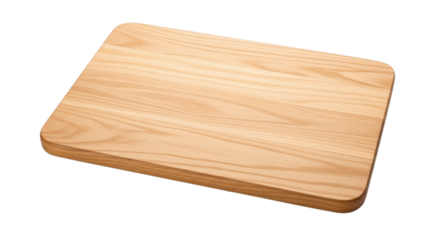 Elegant light wood cutting board on black background offers a minimalist aesthetic for culinary creations.