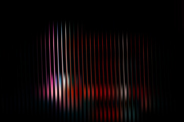Abstract vertical streaks of light and color create a mesmerizing digital art composition
