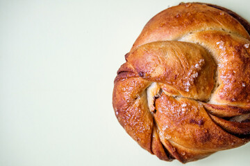 Freshly Baked Cinnamon Bun Breakfast Pastry